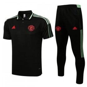 Manchester United Trænings Polo 2022-23 Sort grøn